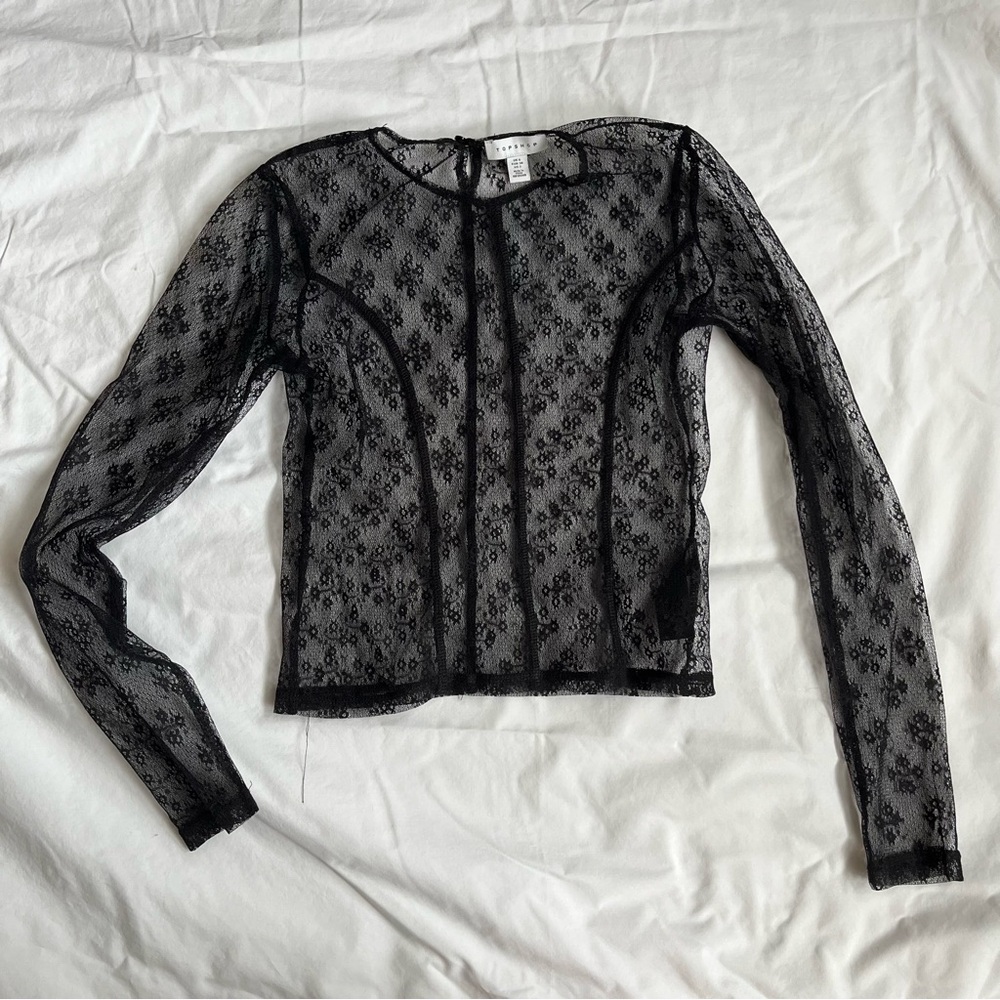 Size 2/small TopShop lace top!